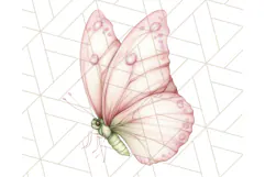 Pastel Fairies and Butterflies PNG, Spring Fantasy Clipart Product Image 3