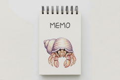 Hermit Crab Seashell Ocean Dweller Marine PNG Summer Product Image 5