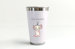 Halloween Axolotl Zombie Eyeball Headband Spooky PNG Uparupa Product Image 4