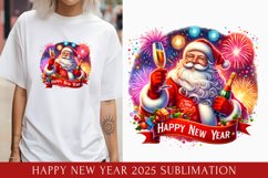 Happy New Year 2025 Sublimation, christmas santa bundle Product Image 7