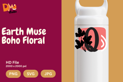 Earth Muse Boho Floral Monogram Product Image 1