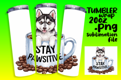 UNIQUE 20oz Tumbler Artwork , Coffee Dog Product Image 1