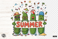 Summer Beach Pickles Clipart Product Image 1