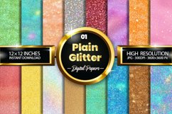 Plain Glitter Digital Papers 01 , Glitter Pattern Product Image 1