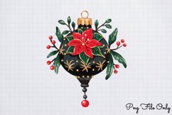 Victorian Christmas Sublimation Clipart PNG Product Image 1