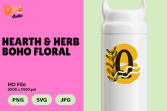 Hearth &amp; Herb Boho Floral Monogram Product Image 1