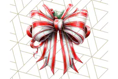 Bright Shiny Christmas Bows PNG Clipart, Winter Holiday Png Product Image 3
