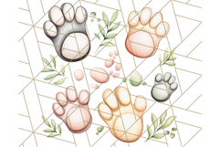 Pastel Safari Jungle Baby Animals PNG Clipart, Nursery Product Image 3