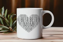 "Perfect Mom SVG file for crafting custom t-shirts and cards"