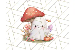 Halloween Witch House Clipart PNG with Potions and Brooms Product Image 3