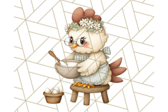 Cottagecore Kitchen Chicken Clipart PNG, Fairytale Style Product Image 3
