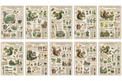 Squirrel Garden Junk Pages Product Image 2