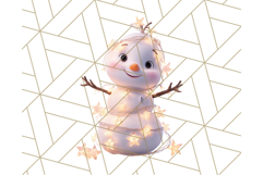 Adorable Snowman Character PNG Clipart Product Image 3