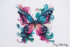 Smoke Butterflies Clipart PNG Product Image 1