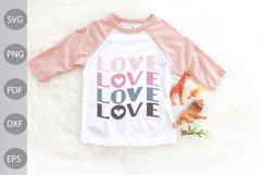 Vintage Love SVG Cut Files / Design Cute For Kids Product Image 1