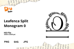 Leafenca Split Monogram Product Image 1