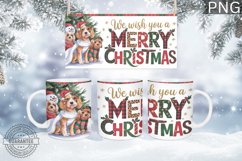 We Wish You A Merry Mug Wrap - Christmas Mug Sublimation Product Image 1