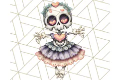 Pastel Goth Halloween PNG Clipart, Creepy Cute Art Product Image 3