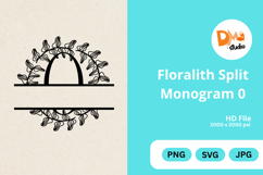 Floralith Split Monogram Product Image 1