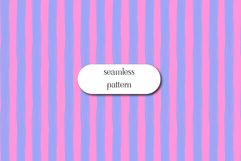 Pink and Blue Vertical Striped Seamless Pattern Product Image 1