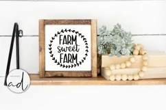 Farm Sweet Farm svg| farmhouse Sign Design Product Image 1