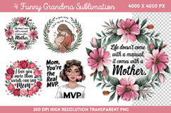Mothers Day Quotes Sublimation PNG Product Image 1