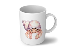 Hermit Crab Seashell Ocean Dweller Marine PNG Summer Product Image 6