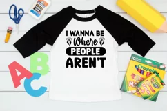 I Wanna Be Where SVG, Anti Social SVG Design Product Image 2