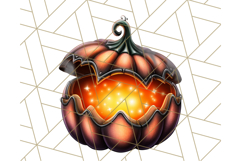 Spooky Jack O Lantern PNG Clipart, Scary Halloween Pumpkins Product Image 3