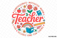 Teacher Svg | Svg Files for Cricut | Shirt Svg Product Image 2
