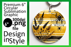 Cute Circle PNG Car Coaster Design , Halloween Product Image 1