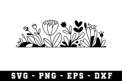 Wildflowers Svg Design | Svg Files for Cricut Product Image 1