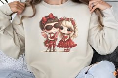 Couple Cupid For Valentine Clipart PNG Product Image 1