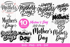 Mothers Day Typography Quotes SVG PNG Product Image 1