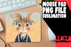 Luminous DESK pad Artistic Touch, Cute Bunny Product Image 1
