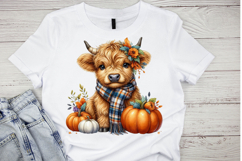 Autumn Highland Cow Bundle | Cute Fall Farmhouse Cows Product Image 7