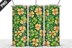 St Patrick&#039;s Day Tumbler Wrap| Sublimation Design Product Image 1