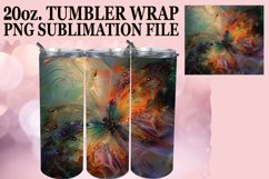 Shimmering Tumbler Wrap with Butterfly 20oz Product Image 1