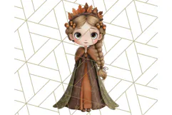 Fairy Tale Clipart PNG Magical Dress-Up Characters Product Image 3