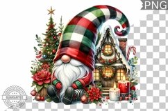 Christmas Gnome Sublimation - Clipart PNG Design Product Image 1