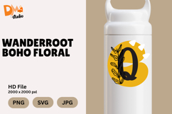 Wanderroot Boho Floral Monogram Product Image 1