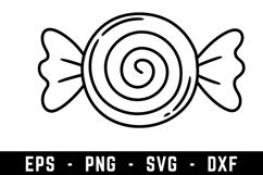 Candy Svg Design | Sweets SVG Cut files | Cricut Product Image 1