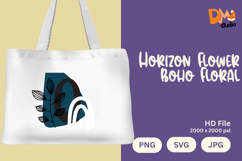 Horizon Flower Boho Floral Monogram Product Image 1