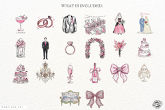 Hand-Drawn Wedding Clipart Product Image 4