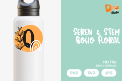Seren &amp; Stem Boho Floral Monogram Product Image 1
