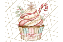 Christmas Sweet Shoppe Clipart PNG, Pastel Bakery Art Product Image 3