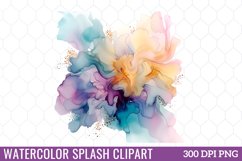 Watercolor Splash Clipart Product Image 1