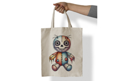 Skull Face Stitched Doll Halloween Voodoo PNG Cute Product Image 7
