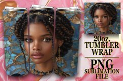 Empowering Melanin Tumbler Design Product Image 1