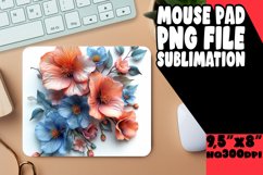 Playful 3D Flower Mouse Pad: Vibrant Fun Product Image 1